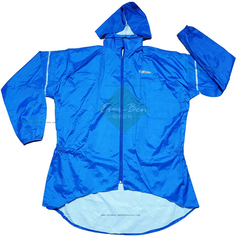 biker apparel-bicycle rain suit-bicycle jacket-nylon rain mac